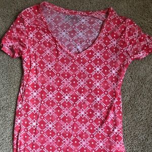 Coral shirt